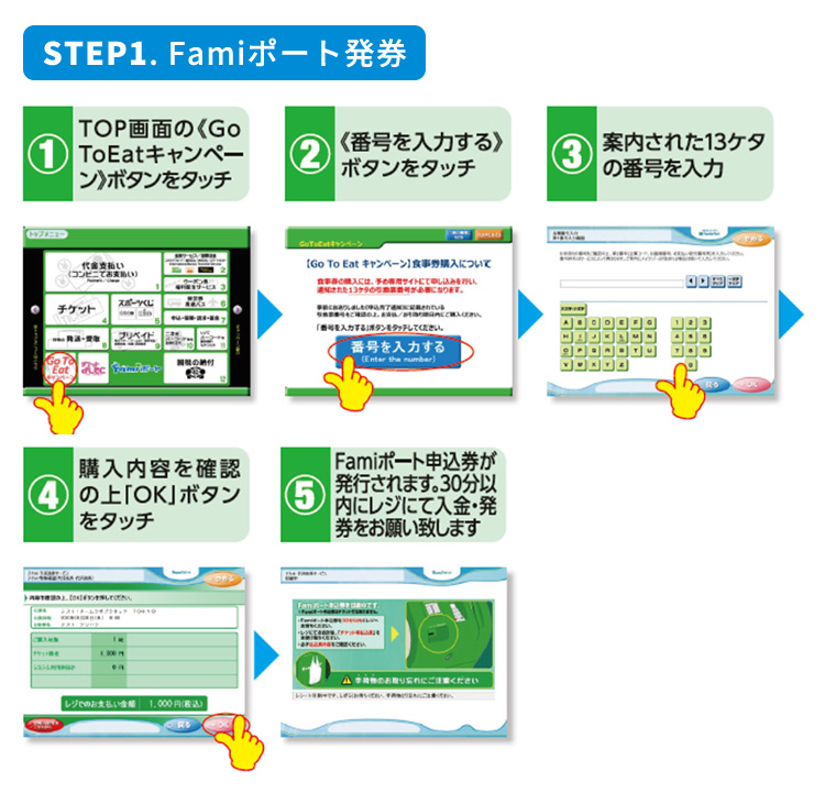 Step1.Famiポート発券