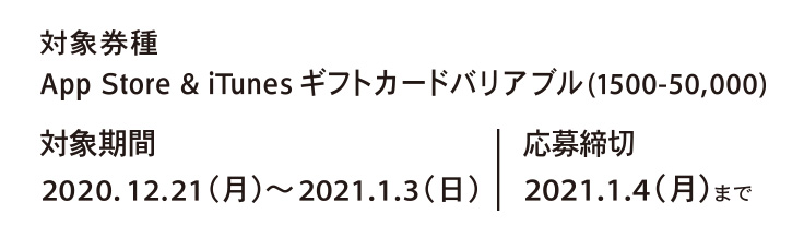 App Store Itunes ギフトカード キャンペーン キャンペーン ファミリーマート