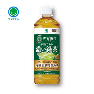 ファミマル 伊右衛門 毎日すこやか 濃い緑茶 600ml