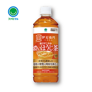 ファミマル 伊右衛門 毎日すこやか 濃いほうじ茶 600ml
