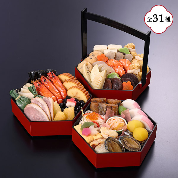 京菜味のむら「八坂」おせち料理三段重 商品画像