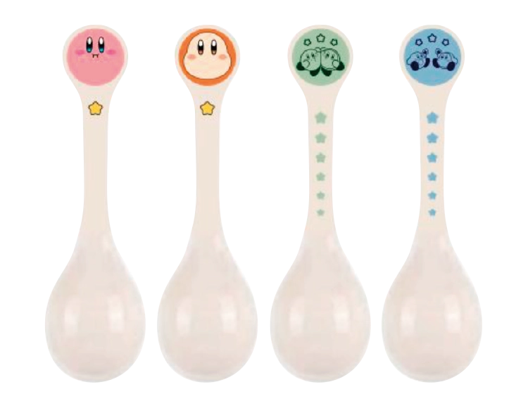 オリジナルスプーン全4種 サイズ:約100ミリ 材質:メラミン樹脂 ※こちらのオリジナル景品は転売禁止です。