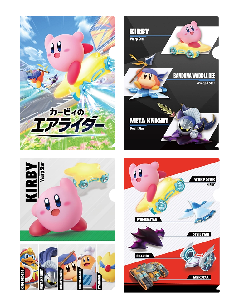 オリジナルA4クリアファイル全4種 サイズ:横220ミリ×縦310ミリ 材質:PP ※こちらのオリジナル景品は転売禁止です。