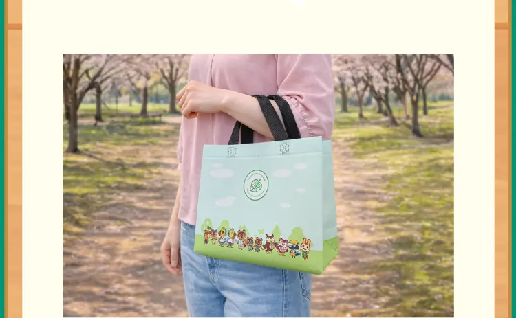 オリジナルトートバッグの使用イメージ