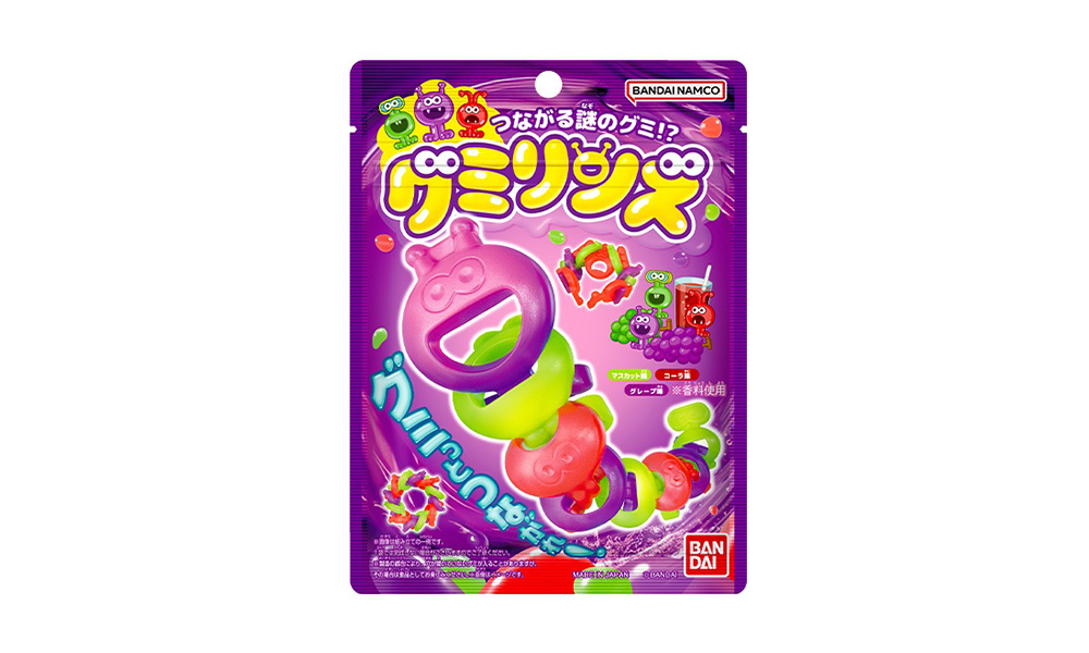 ファミペイ払いでバンダイ つながる謎のグミ グミリンズを1個買うと、同商品が1個無料。
