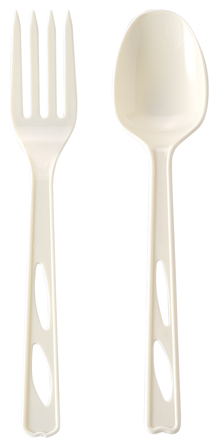 スプーンに続きフォークも軽量化 穴開きデザインでプラスチックの使用量を削減 新デザインのレジ袋も数量限定で導入 ファミリーマート ニュースリリース