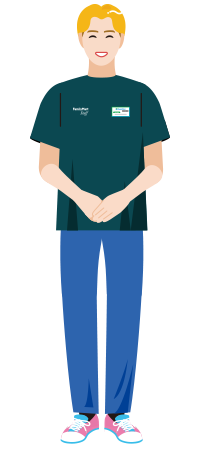 店舗スタッフのイラスト