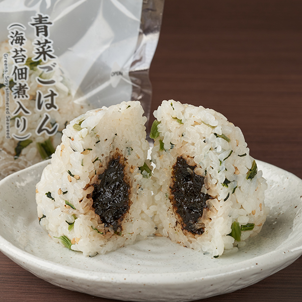 青菜ごはんおむすび（海苔佃煮入り）