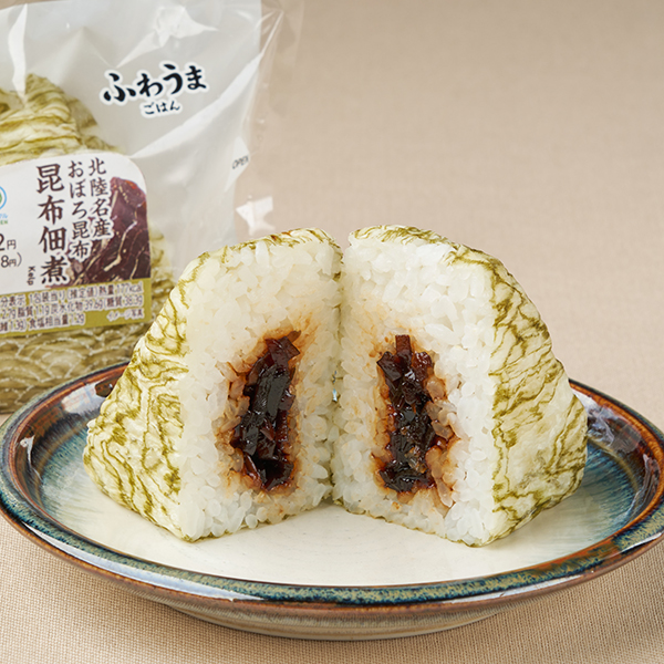 【北陸】おぼろ昆布おむすび（昆布佃煮）