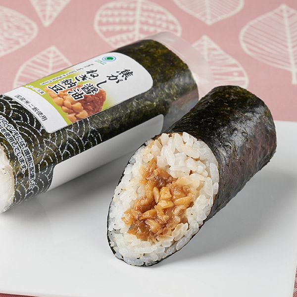 手巻寿司焦がし醤油ねぎ納豆