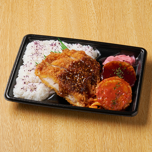 【北陸】チキンカツ&ハンバーグ弁当