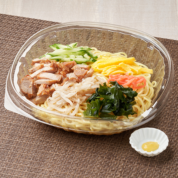 定番！さっぱり醤油だれ　6種具材の冷し中華