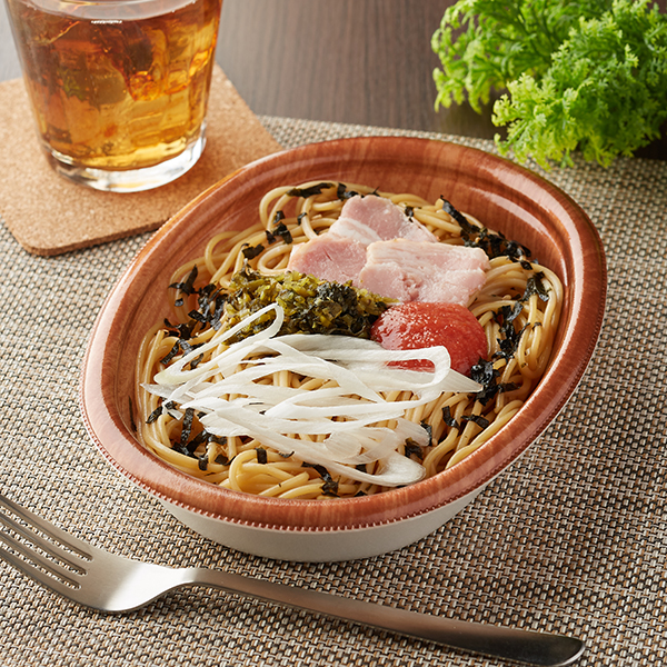 リトルパスタ ベーコンと明太高菜 商品情報 ファミリーマート