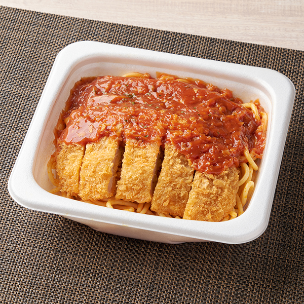 【北海道】太麺！トンカツ&ミートソーススパゲティ