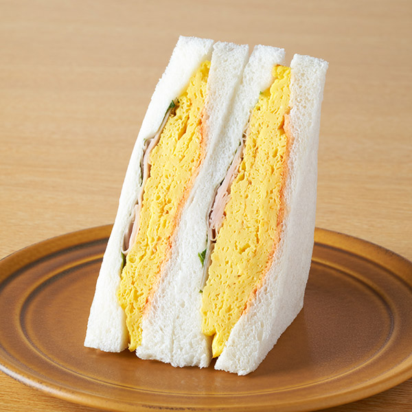 【関西】たまご焼きとハムのサンド