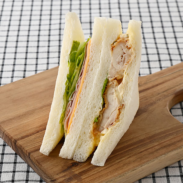 【関西】チキン南蛮とハムレタスサンド