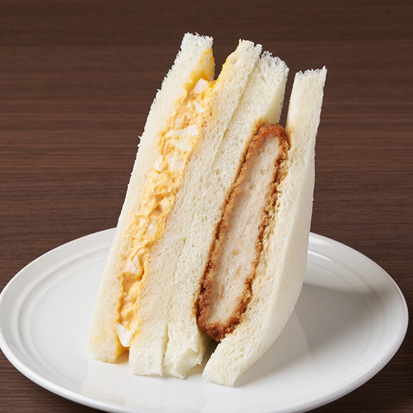 【関西】チキンカツとたまごサンド