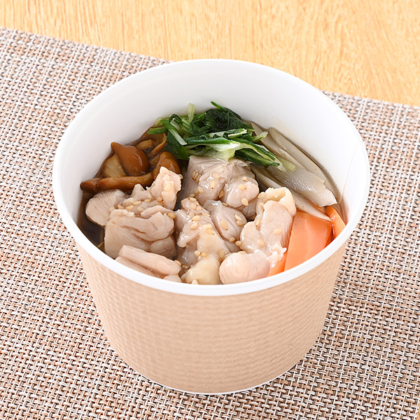 【関東】たんぱく質が摂れる鶏と野菜の和風スープ