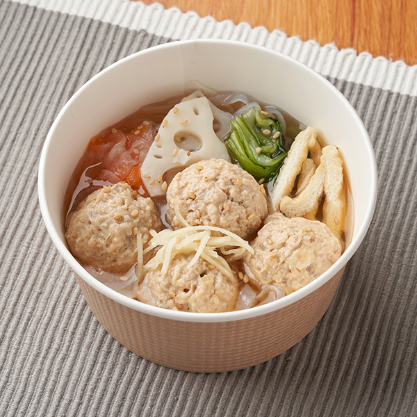 根菜入りつくねの和風スープ