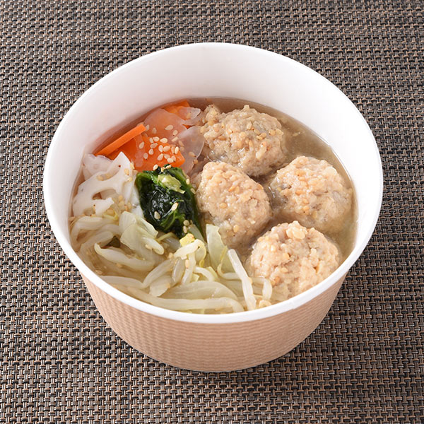 ふんわりつくねの和風スープ