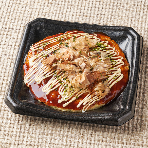鉄板手焼きの豚玉お好み焼