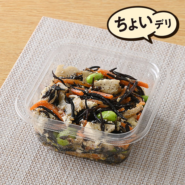 豆腐と枝豆のひじき和え