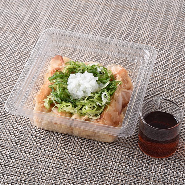 ネギ盛り!冷し揚げ出し豆腐