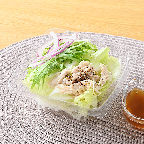 まさかのコラボ　シーチキン×チキンのサラダ