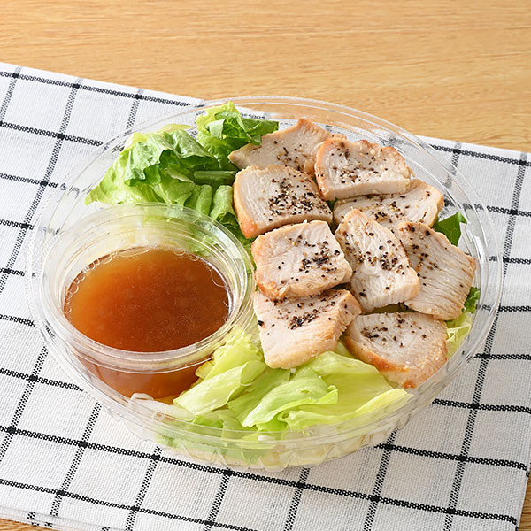 【お値段そのまま デカくてうまい!!ざっくり40％増量作戦】増量　たんぱく質が摂れるローストチキンパスタサラダ
