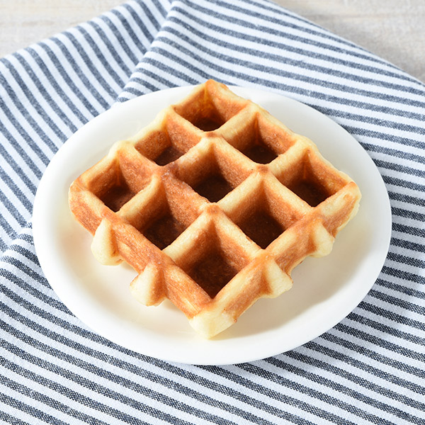 こだわりのワッフル