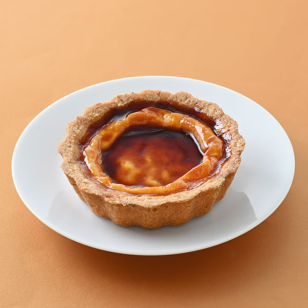 大きな焼きプリンタルト