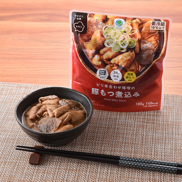 ピリ辛合わせ味噌豚もつ煮込み 商品情報 ファミリーマート ピリ辛合わせ味噌豚もつ煮込み 商品情報 ファミリーマート