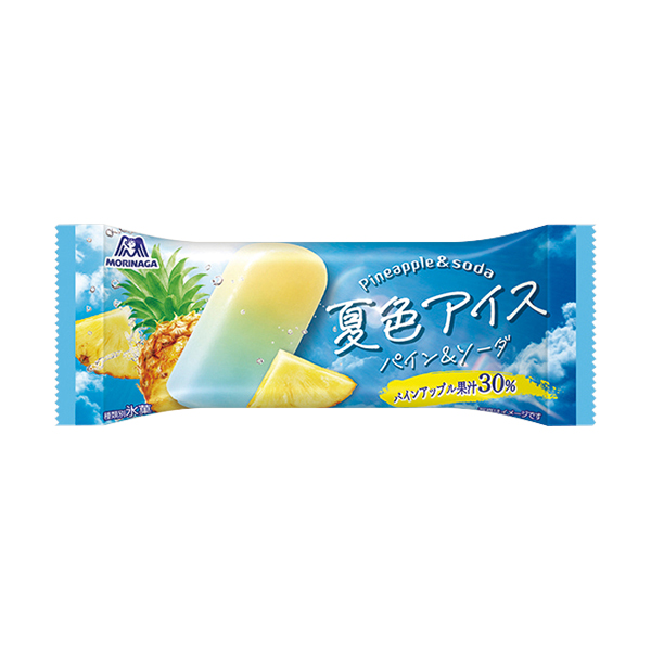 森永製菓　夏色アイス　パイン&ソーダ