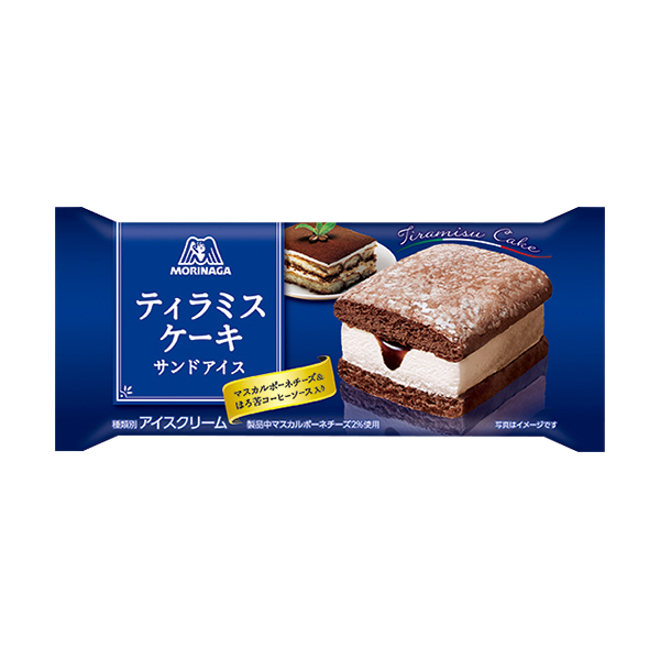 森永製菓　ティラミスケーキサンドアイス