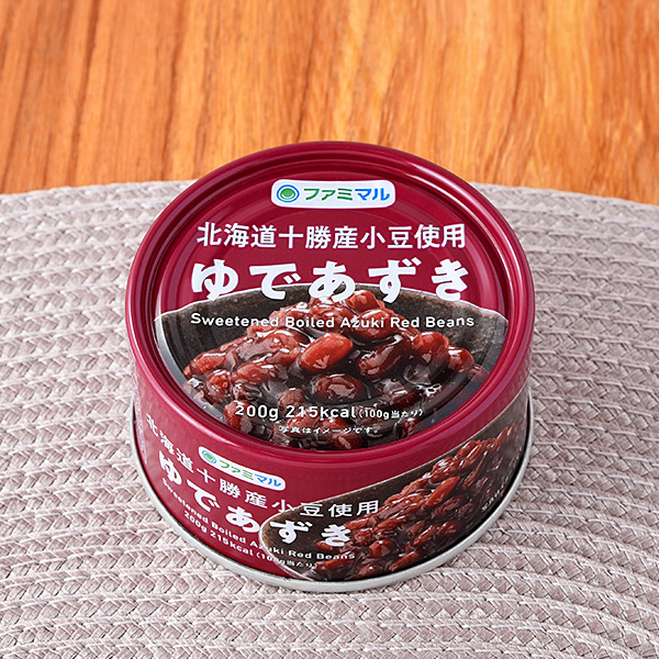 北海道十勝産小豆使用ゆであずき