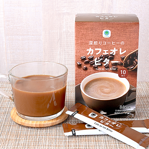 深煎りコーヒーのカフェオレビター