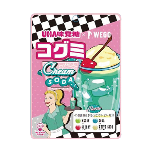 Uha味覚糖 コグミwego クリームソーダ 商品情報 ファミリーマート Uha味覚糖 コグミwego クリームソーダ 商品情報 ファミリーマート