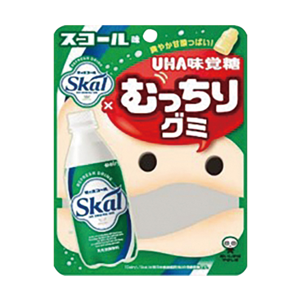 Uha味覚糖 むっちりグミ スコール 商品情報 ファミリーマート