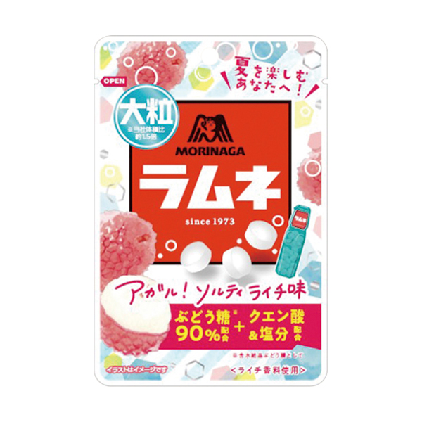 森永 大粒ラムネ ソルティライチ味 商品情報 ファミリーマート 森永 大粒ラムネ ソルティライチ味 商品情報 ファミリーマート