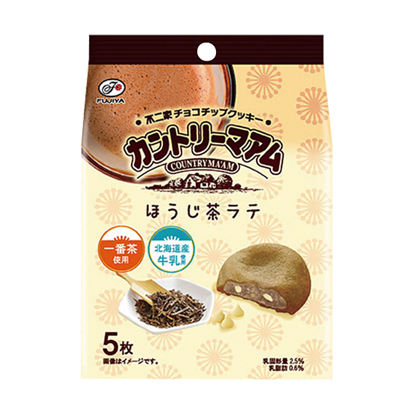 不二家　カントリーマアムほうじ茶ラテ