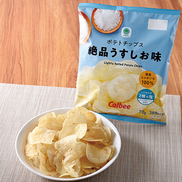 ポテトチップス絶品うすしお味