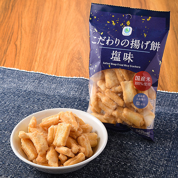 こだわりの揚げ餅塩味 商品情報 ファミリーマート