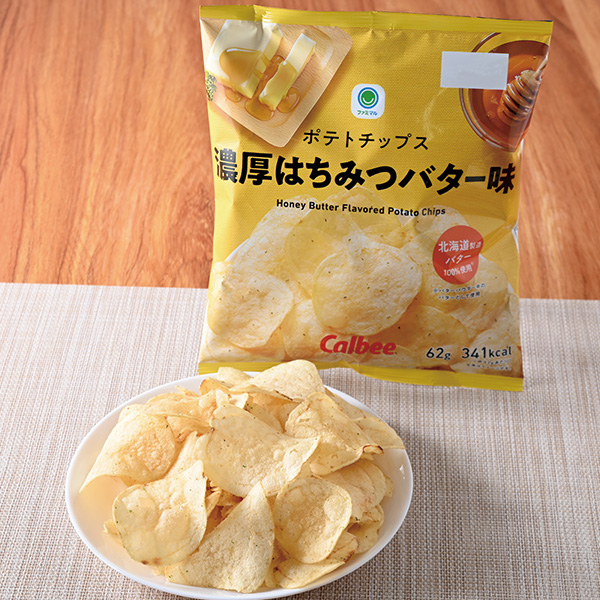 ポテトチップス濃厚はちみつバター味