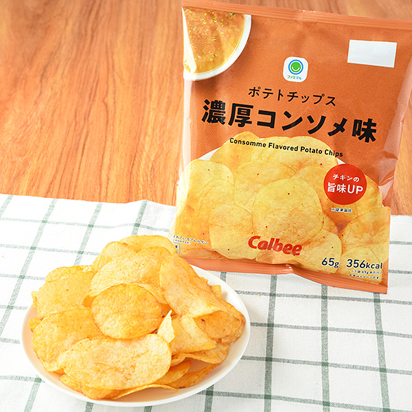 ポテトチップス濃厚コンソメ味