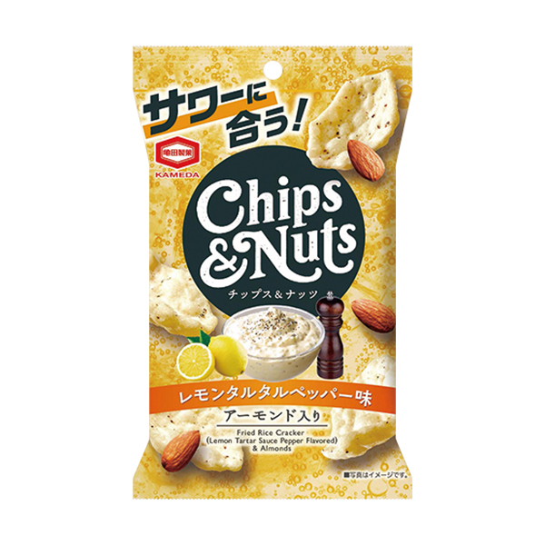 亀田　Chips&Nuts　レモンタルタルペッパー味