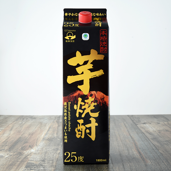 芋焼酎25°パック　1800ml