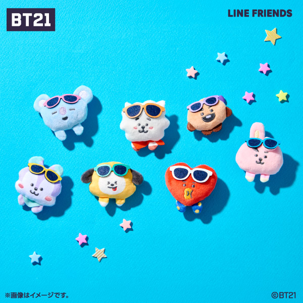 BT21 ぬいぐるみバッジ
