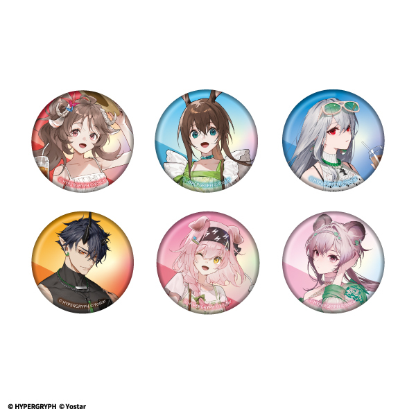 アークナイツ トレーディングラメ缶バッジ