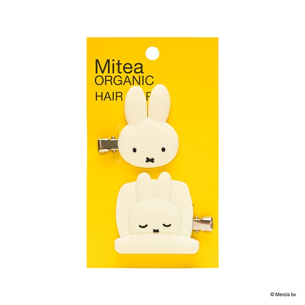 Mitea ORGANIC　ミッフィー　ヘアクリップ 2P