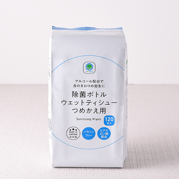 除菌ボトルウエットティシュー　つめかえ用